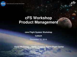 Product Management Challenges and Risks at NASA Workshop