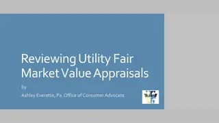 Utility Fair Market Value Appraisals for Rate Setting