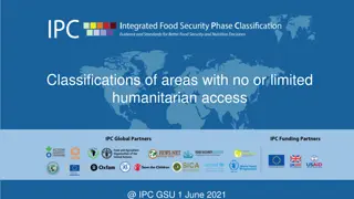 Classifications of Areas with Limited Humanitarian Access at IPC GSU