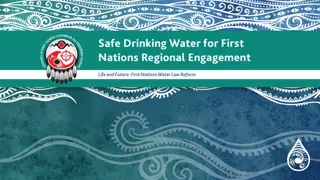 Challenges and Progress of Safe Drinking Water Legislation for Indigenous Communities