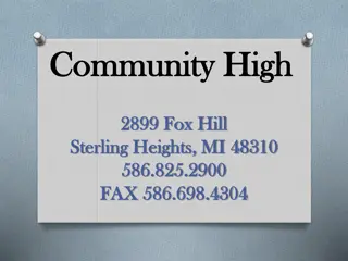Community High School Information