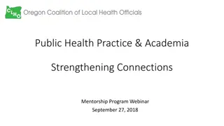 Strengthening Connections in Public Health Practice and Academia