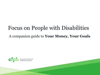 Financial Empowerment for People with Disabilities: Your Money, Your Goals