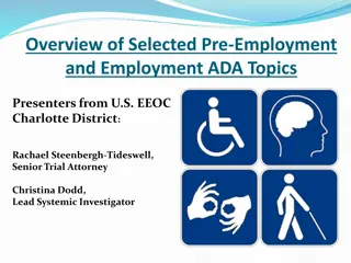 ADA Employment Guidelines for Individuals with Disabilities