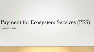 Payment for Ecosystem Services and Market Mechanisms