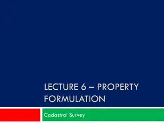 Property Formation in Cadastral Surveys