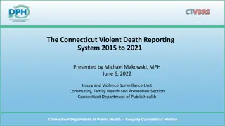 Connecticut Violent Death Reporting System Data Analysis 2015-2021
