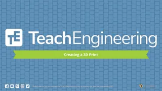 Collaborative 3D Printing Workshop for Students