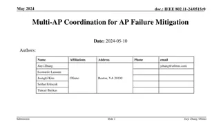 IEEE 802.11-24 Multi-AP Coordination for AP Failure Mitigation