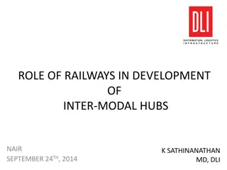 Railways' Role in Developing Inter-Modal Hubs for Transportation Efficiency