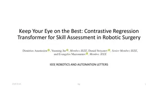 Contrastive Regression Transformer for Skill Assessment in Robotic Surgery