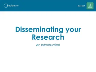 Effective Research Dissemination Strategies and Tools