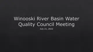 Winooski River Basin Water Quality Council Meeting Highlights
