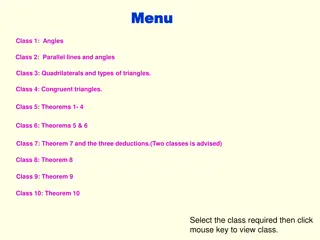Angles and Lines in Geometry