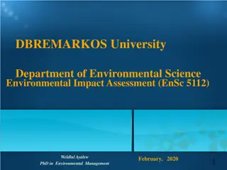 Environmental Impact Assessment in Sustainability Planning