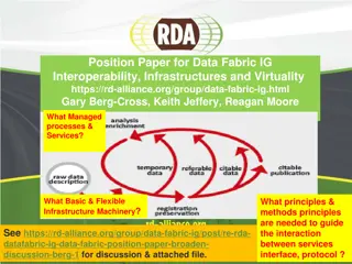 Data Fabric Interoperability and Infrastructure Insights