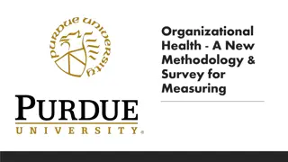 New Methodology for Measuring Organizational Health