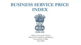 Business Service Price Index Development in India