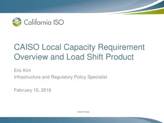 CAISO Local Capacity Requirements and Projects