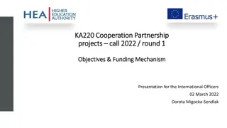 Partnerships for Cooperation in Higher Education: Objectives and Funding Mechanism