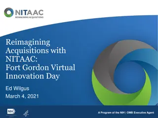 NITAAC: Modernizing Acquisitions for Fort Gordon - Virtual Innovation Day