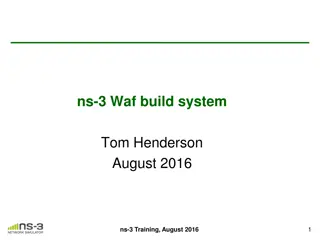 ns-3 Training: Insights into the Waf Build System