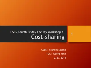 Cost-sharing in Research Programs at CSUN
