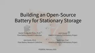 Open-Source Battery for Sustainable Energy Storage Solution