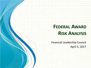 Federal Award Risk Analysis and Compliance Guidelines