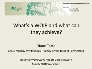 WQIPs: Key Elements and Achievements in Water Quality Improvement Plans