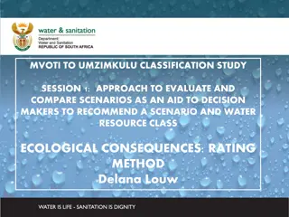 Ecological Consequences and Scenarios Study for Water Resources Management