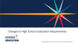 High School Graduation Requirements Updates