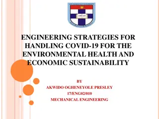 Engineering Strategies for Handling COVID-19 for Environmental Health and Economic Sustainability