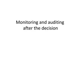 Monitoring, Auditing, and Impact Assessment in EIA Process