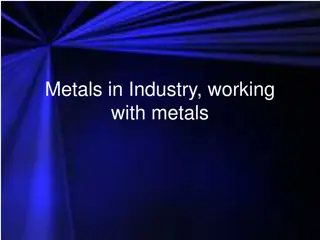 Working with Metals in Industry: Iron, Steel, Titanium, Aluminium & Electroplating