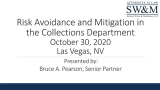 Risk Avoidance and Mitigation Strategies in Collections Department