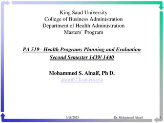 Health Programs Planning and Evaluation: Diversity and Disparities Impact
