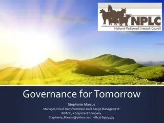 Governance Components and Models