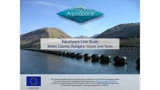 AquaSpace Case Study B.K.S County, Hungary: Spatial Issues in Aquaculture Development