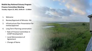 Mobile Bay National Estuary Program Finance Committee Meeting Agenda