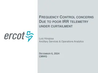 Managing Frequency Control Concerns Due to Poor IRR Telemetry