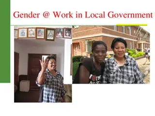 Evolving Gender Mainstreaming in Local Government