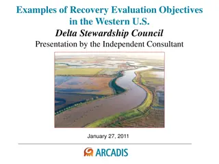 Western U.S. Delta Stewardship Council Recovery Evaluation Objectives