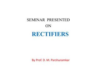 Seminar on Rectifiers Overview