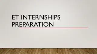 ET Internships Preparation & Sector Scenario - Selection Procedure, Important Topics