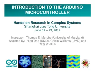 The Arduino Microcontroller System