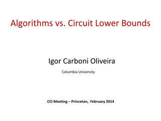 Circuit Lower Bounds and Algorithm Techniques