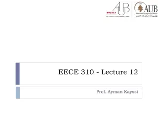 Capacitive Effects in Diodes and Special Types - EECE 310 Lecture 12