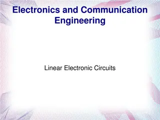 Linear Electronic Circuits in Electronics and Communication Engineering