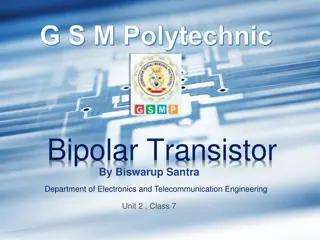 Bipolar Junction Transistors and Their Structure
